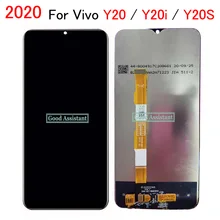 

Original Black 6.51" For Vivo Y20 / Y20i / Y20S 2020 v2027 v2029 LCD Display Touch Screen Digitizer Assembly Panel Replacement