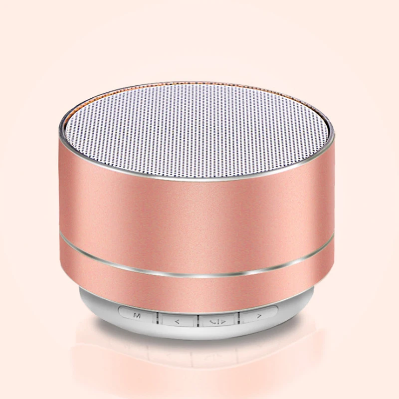 Pink Портативный светодиодный Bluetooth беспроводной динамик мини супер бас для iPhone iPad samsung DJA99 - Color: Pink