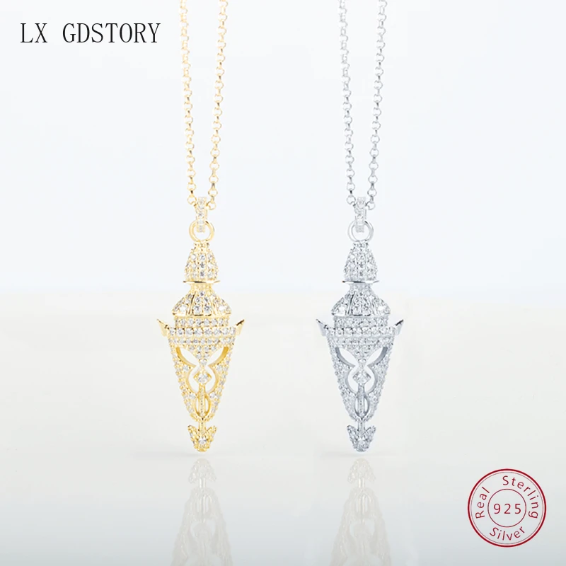 

Fashion Necklaces Pendants Silver 925 Jewelry Pendant Necklace Fine Jewelry Hollow Necklace for Women 925 Sterling Silver Chain