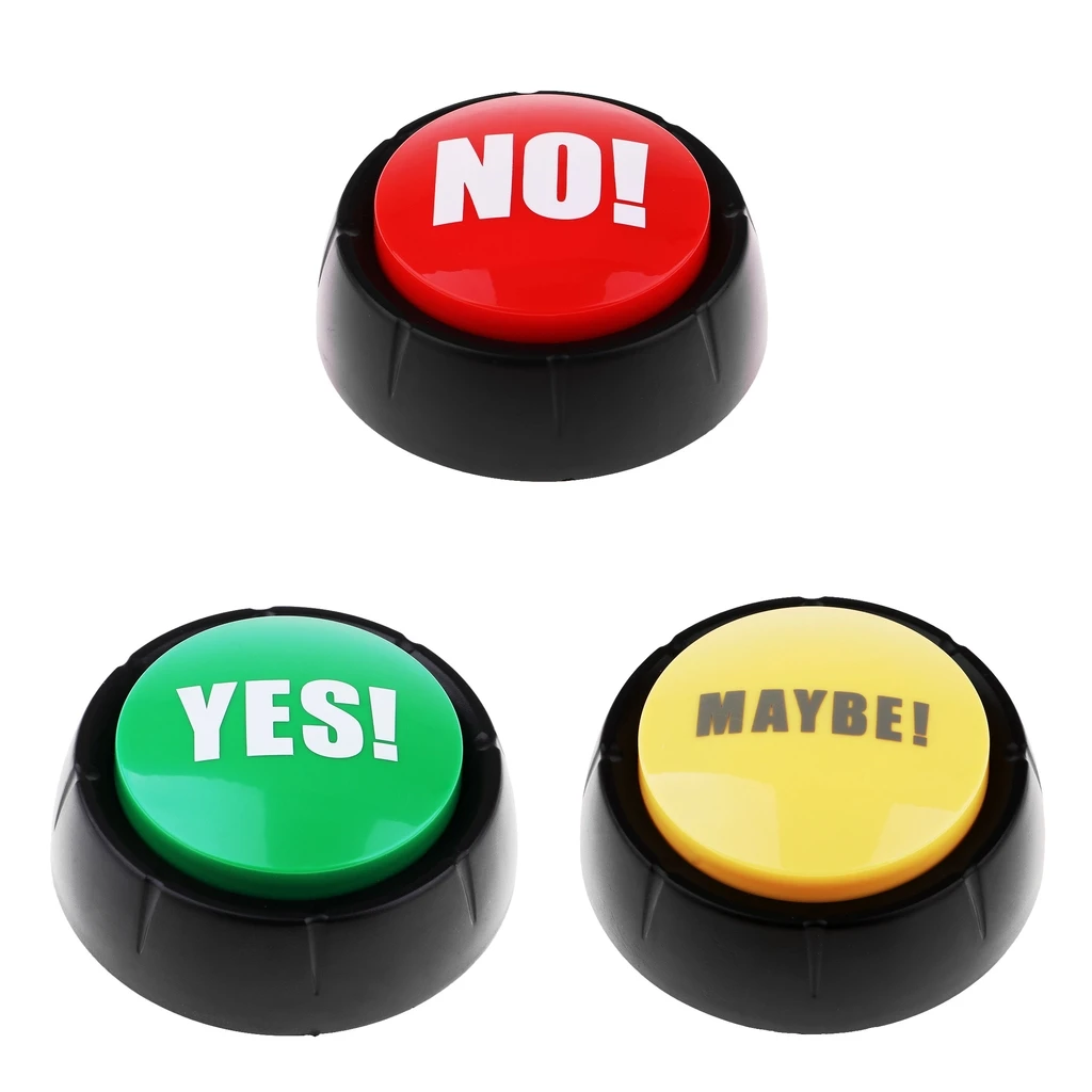 3pcs Learning Resources Dome Shaped Sound Buttons Game Show Answer Buzzers
