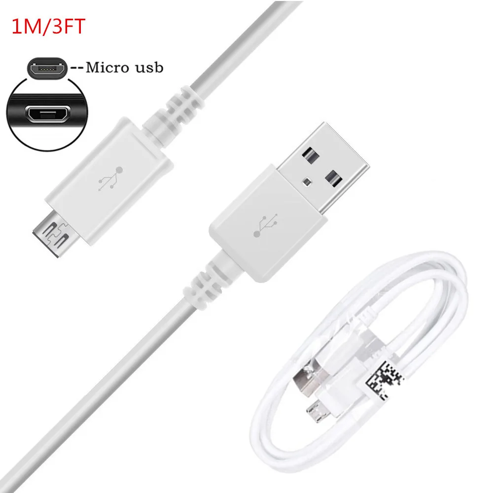 Only Micro usb Cable Для samsung huawei Honor Xiaomi mi 9 7A Red mi 5 Note 7 Oppo Reno F7 мобильный телефон mi cro usb type C зарядный кабель зарядное устройство с вилкой - Тип штекера: Only Micro usb Cable