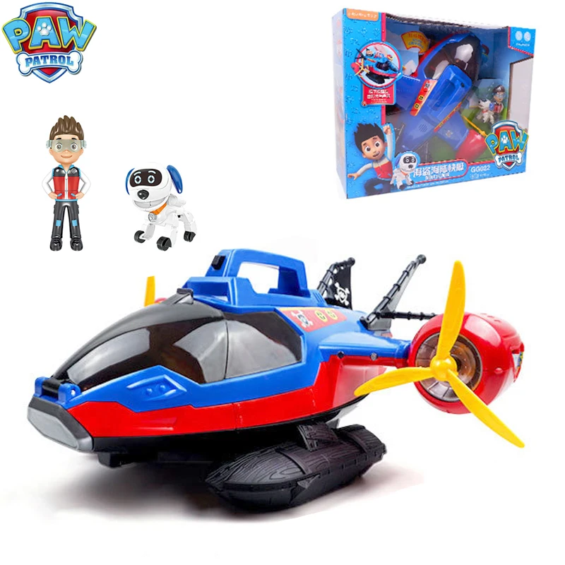

Paw Patrol Toys Set with Music Puppy Patrol Rescue Plane Patrulla Canina Robot Dog Action Figure Birthday Toys for Children 2D85
