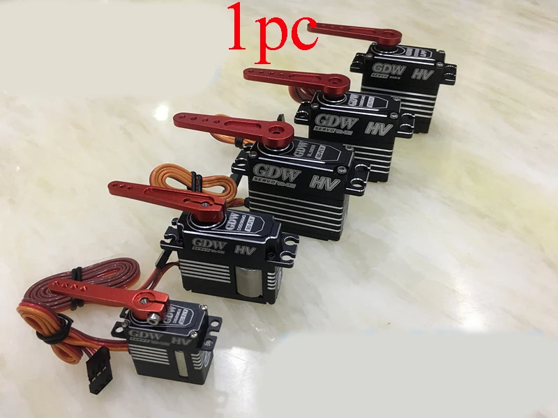 

Metal GDW BLS893 Brushless Standard Servo 38KG High Pressure Steering Gear w/ 50mm Arm f RC Fixed Wing Helicopter/Car/Boat