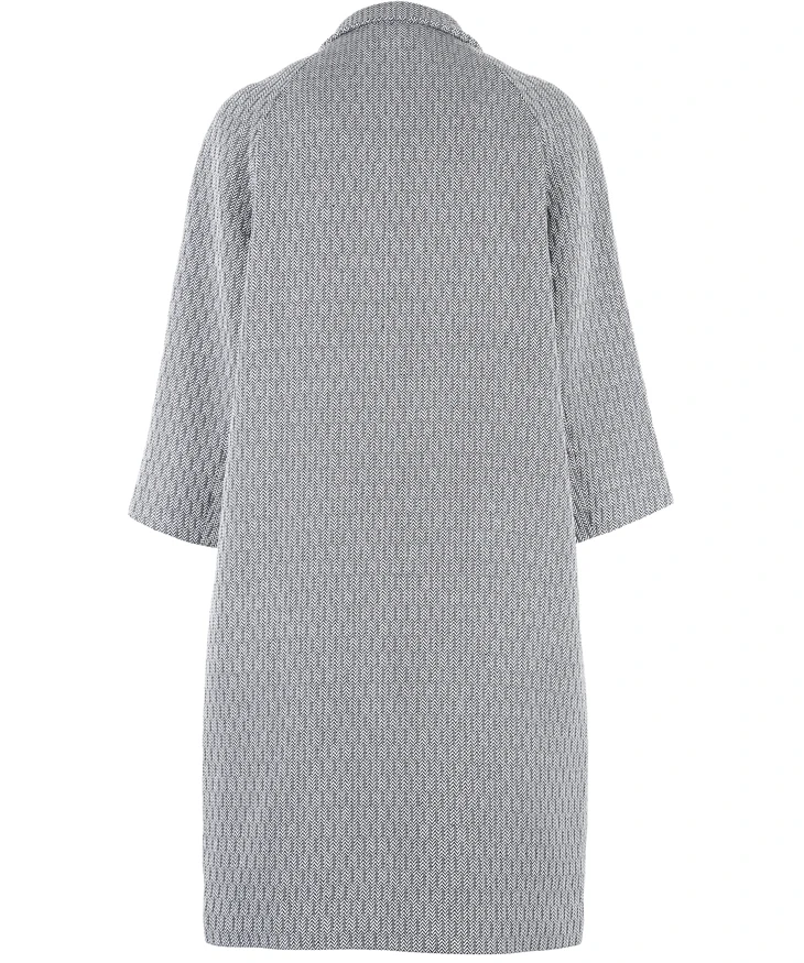 SELECTED Women Loose Fit Mid-length Herringbone Overcoat Coat| 419127507