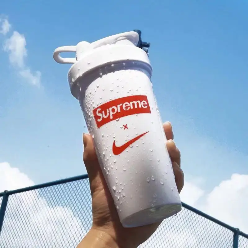 Water Cup Plastic Shake Cup Sports Fitness Cup Large Capacity Kettle Portable Summer Water Bottle Space Cup