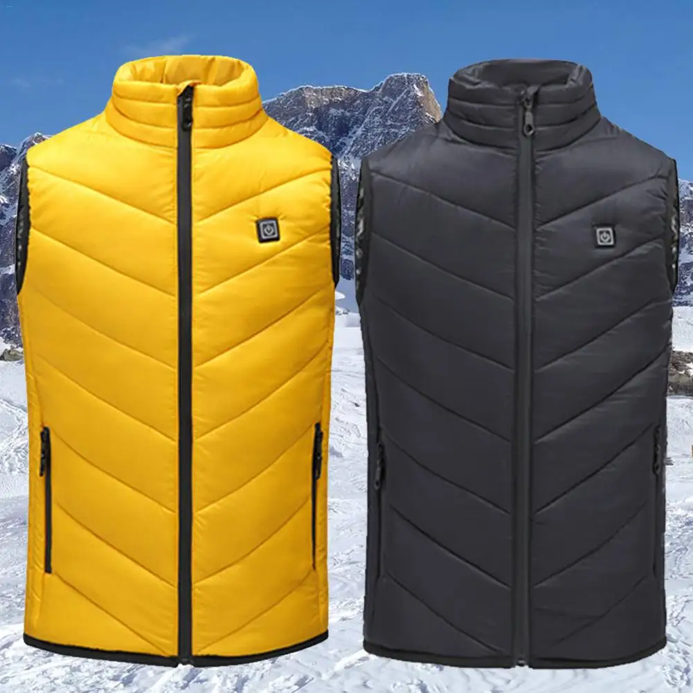 

USB Electric Vest Heater Man Vest Woman Coat Thermal Feather Softshell Heating Jacket Vest Heater Vest Heater