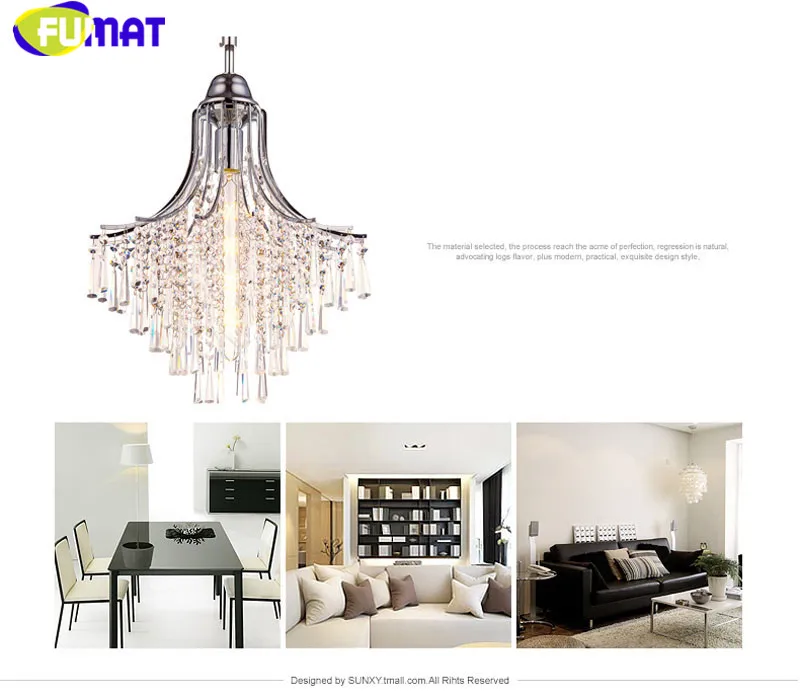 FUMAT, современная люстра, K9, Хрустальный светодиодный, современный подвесной потолочный светильник, дизайн, Подвесная лампа для кухни, подвесное освещение