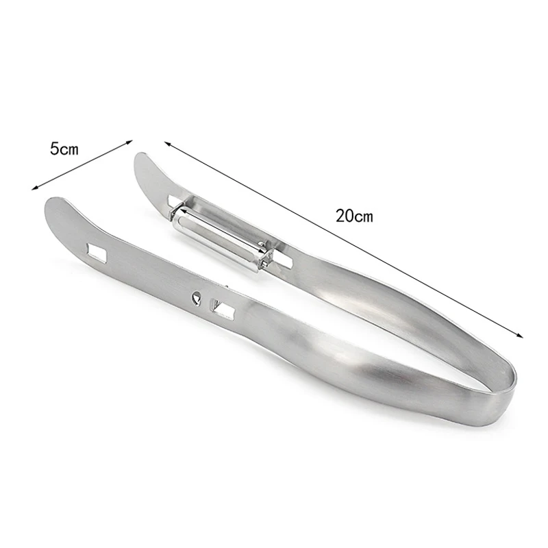 Double-Sided Stainless Steel Vegetable Peeler Easy to Use and Clean Compact Portable SEP99