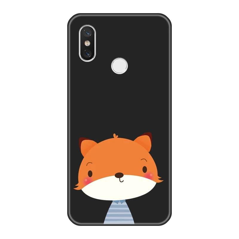 Задняя крышка для Xiaomi Mi A1 A2 8 SE Lite силиконовый мягкий чехол телефона с