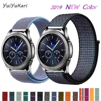 

Gear S3 Frontier strap For Samsung Galaxy Watch 46mm 42mm Active 2 Nylon 22mm watch band HUAWEI watch GT strap Amazfit Bip 20 44