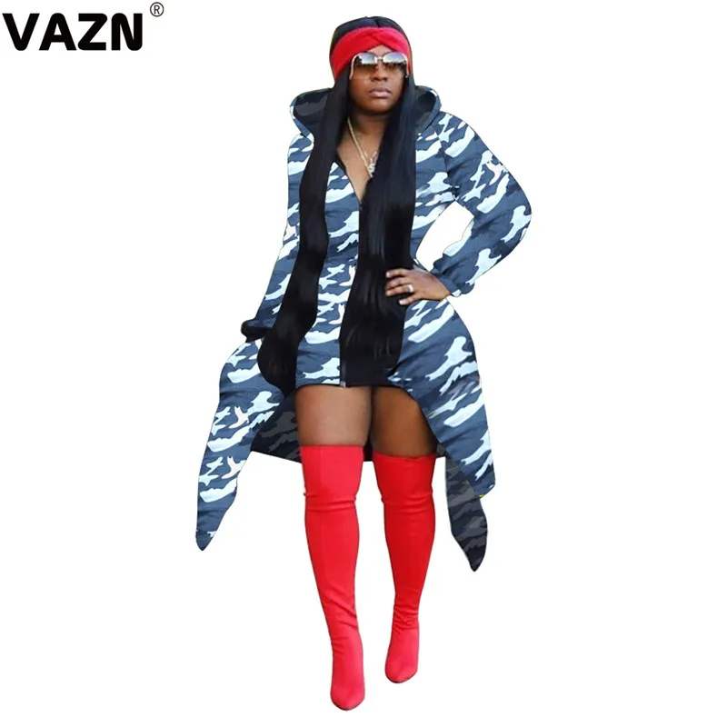 camel blue VAZN/Новинка года; асимметричная верхняя одежда Camel Leopard; пикантная Молодежная верхняя одежда с длинными рукавами; - Цвет: camel blue