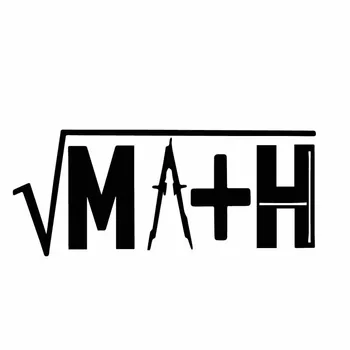 

Creative Math Radical Sign Mathematics Poster Car Sticker Window Decal Decoration Windshield Motorcycle PVC 16cm X 8cm
