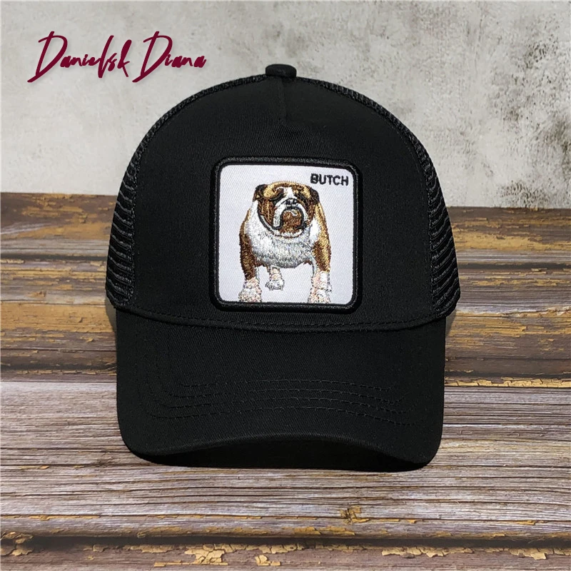 

New Baseball Cap Running HORSE and TIGER Animal Embroidery Anime Cute Embroidery Summer Mesh Men's Ms. Outdoor Sunshade hat