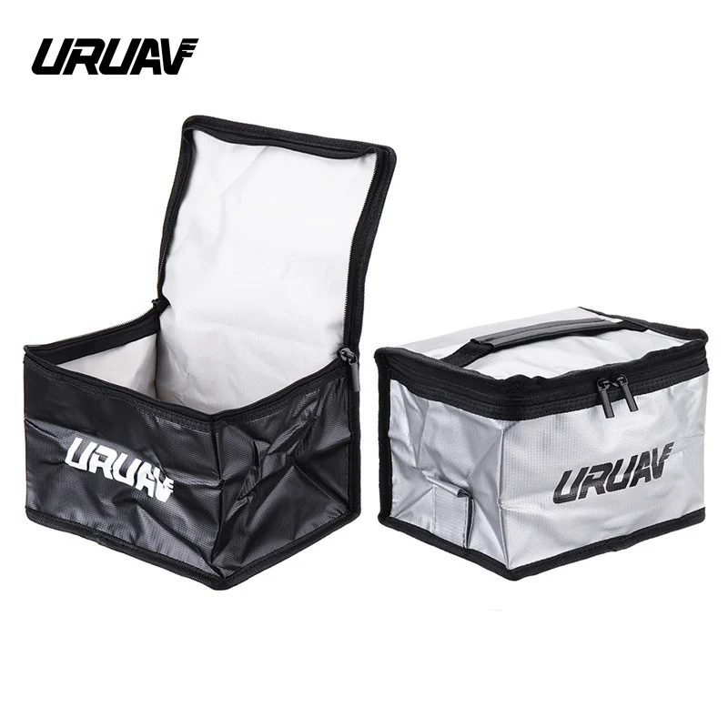 

URUAV UR21 21X16X14cm Fireproof Waterproof Lipo Battery Safety Bag For FPV Racing RC Drone Multirotor Spare Part Accessories