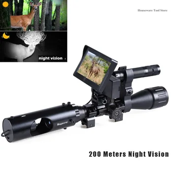 

Hunting Night Vision Scope Device Optics Sight 850mm Infrared LED IR 200M Night Clear Vision Riflescope Wildlife Trap Camera NEW