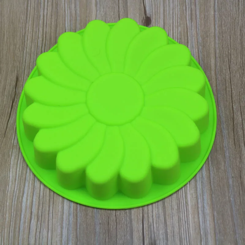 1 шт. DIY 3D форма для торта Подсолнух форма для помадки торта силиконовая формочка в виде цветов форма для выпечки печенья Форма для кухни инструмент для украшения кондитерских изделий