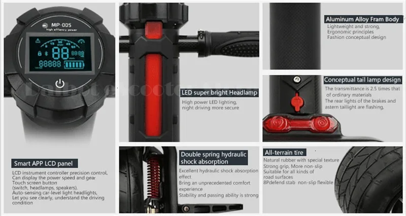 Daibot Monowheel Electric Unicycle Self Balancing Scooters 800W With BluetoothAPPGPS One Wheel Adult Smart Electric Scooter    (7)