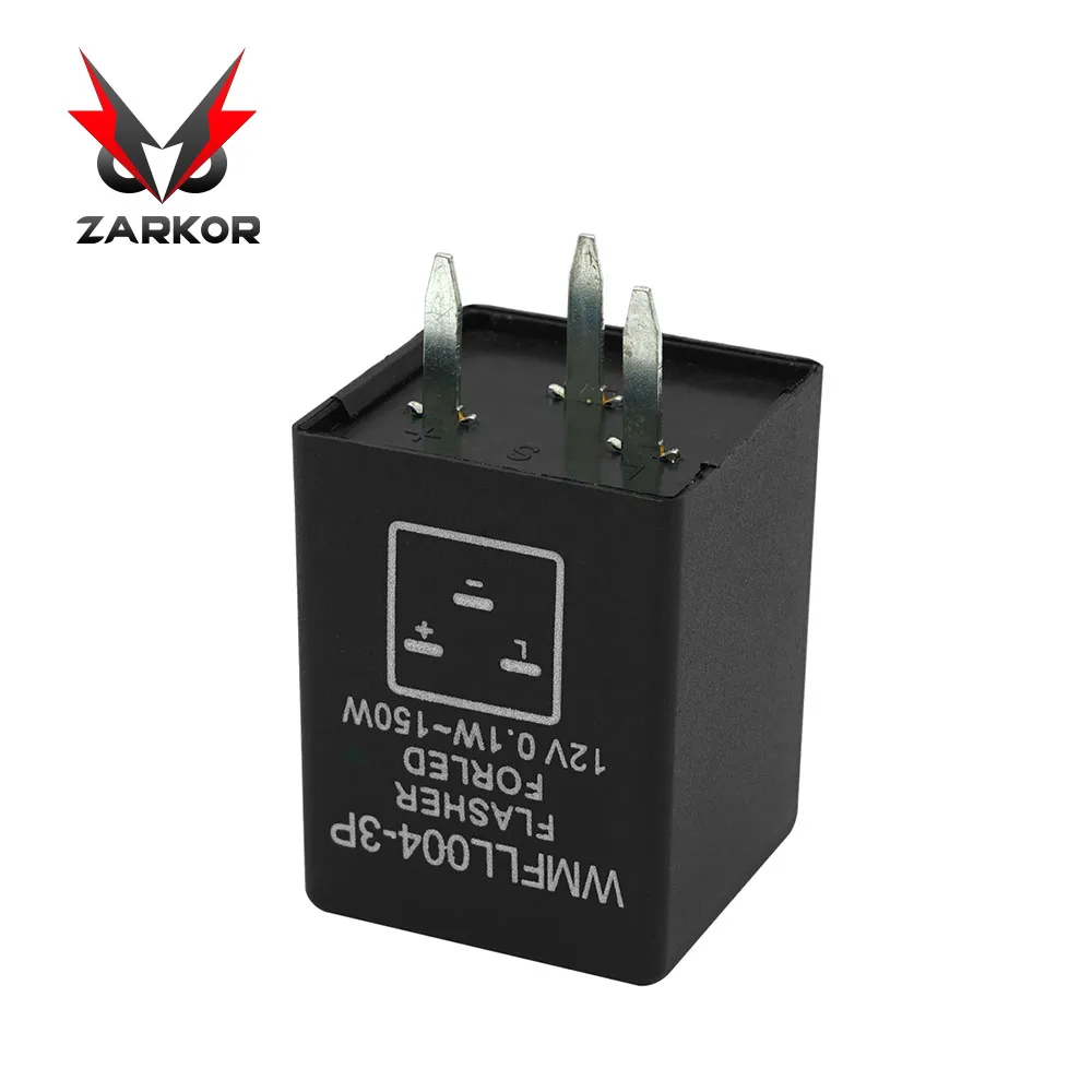Sarkor 3 PIN Fix поворотник Hyper Flash Issue 12V 0,1 W-150 W регулируемое частотное реле автомобильный указатель поворота мигалка светильник