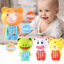 Развивающие игрушки телефон музыкальный милый детский сотовый телефон игрушка раннее образование мобильный телефон детские игрушки для детей рождественские подарки