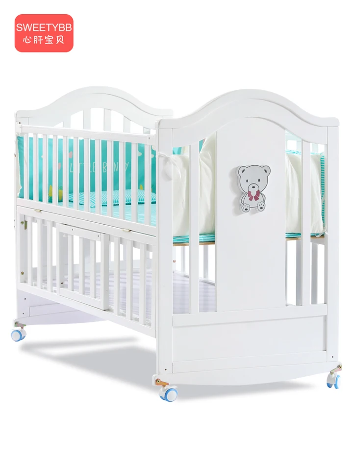 white baby bassinet