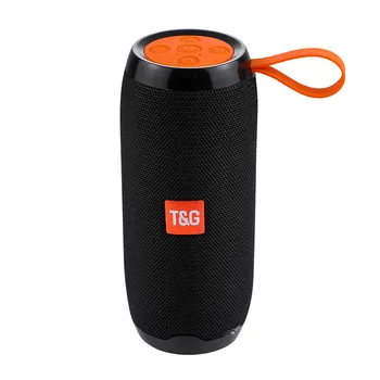

The New HIFI Portable Bluetooth Speaker 10W Wireless Stereo Column Cloth Subwoofer Speaker Supports TF Card FM Radio USB AUX