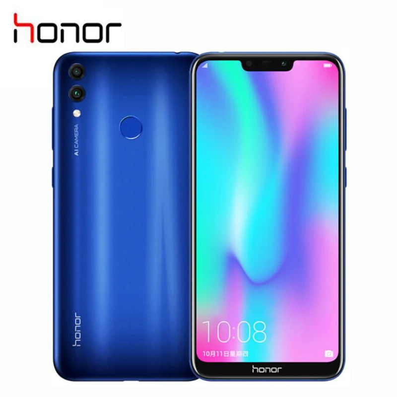 Оригинальный Смартфон Honor 8C глобальная прошивка 4 Гб ОЗУ 64 ПЗУ сканер лица экран 6