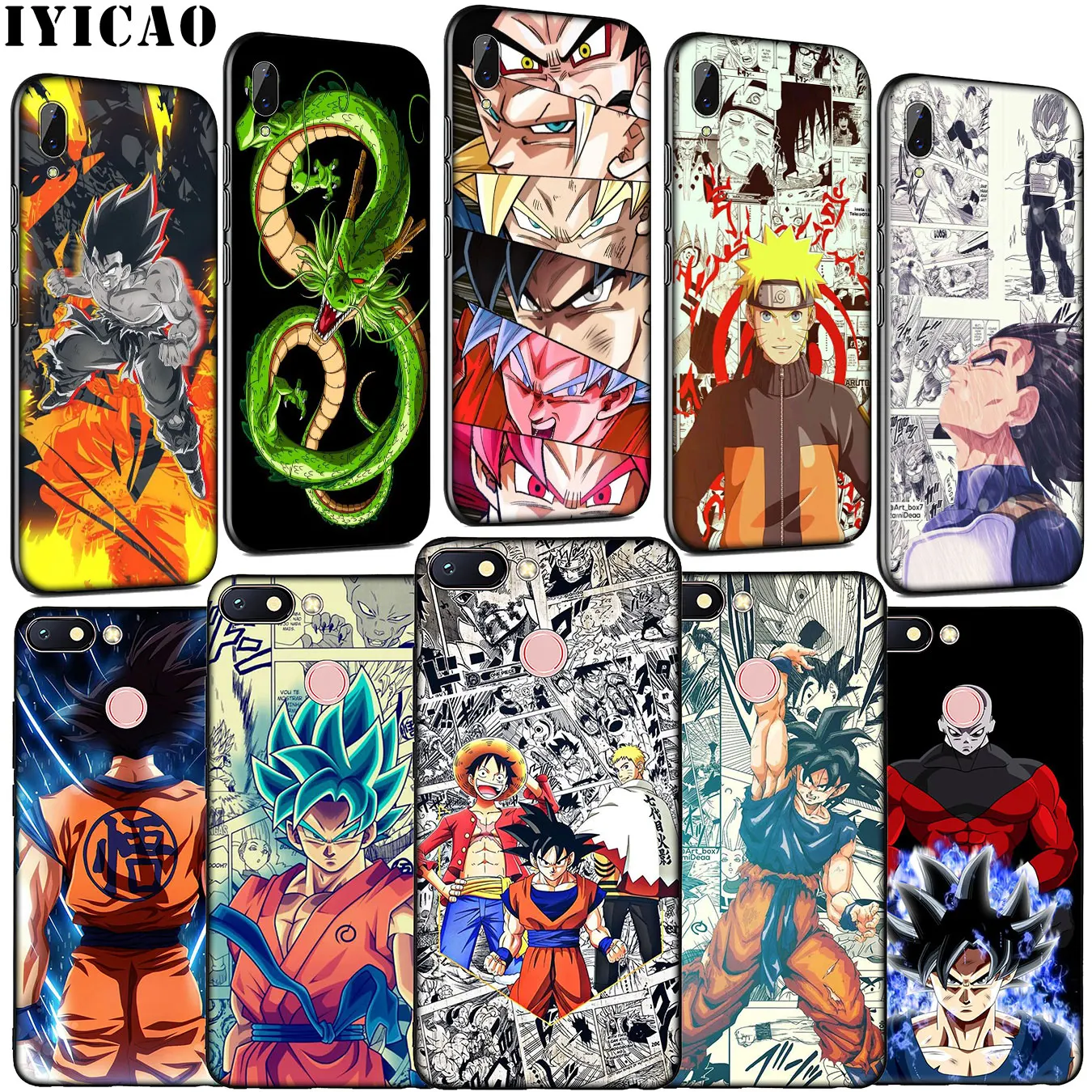 Мягкий силиконовый чехол для телефона с Аниме Драконий жемчуг Z DBZ Goku Xiaomi Redmi Note 8 8T