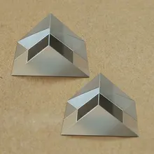 2 шт 10x10x10 мм K9 оптическое стекло правый угол наклона отражающая Призма Оптика экспериментальная Призма