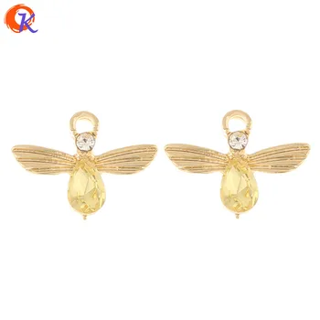 

Cordial Design 100Pcs 12*15MM Jewelry Accessories/Pendant/Earring Findings/Wing Shape/Hand Made/DIY Making/Rhinestone Charms