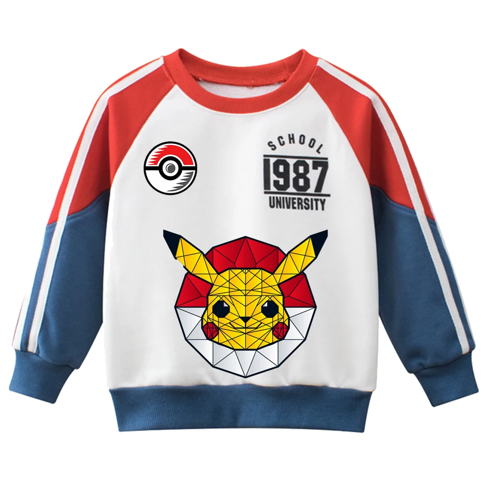 Children Pokemon Gengar Charizard Pikachu Sweatshirt Hoodie Pokemon  Pullover Coat Ash Shirt Winter Warm Kid Boy Clothes Fleece|Movies & TV| -  AliExpress