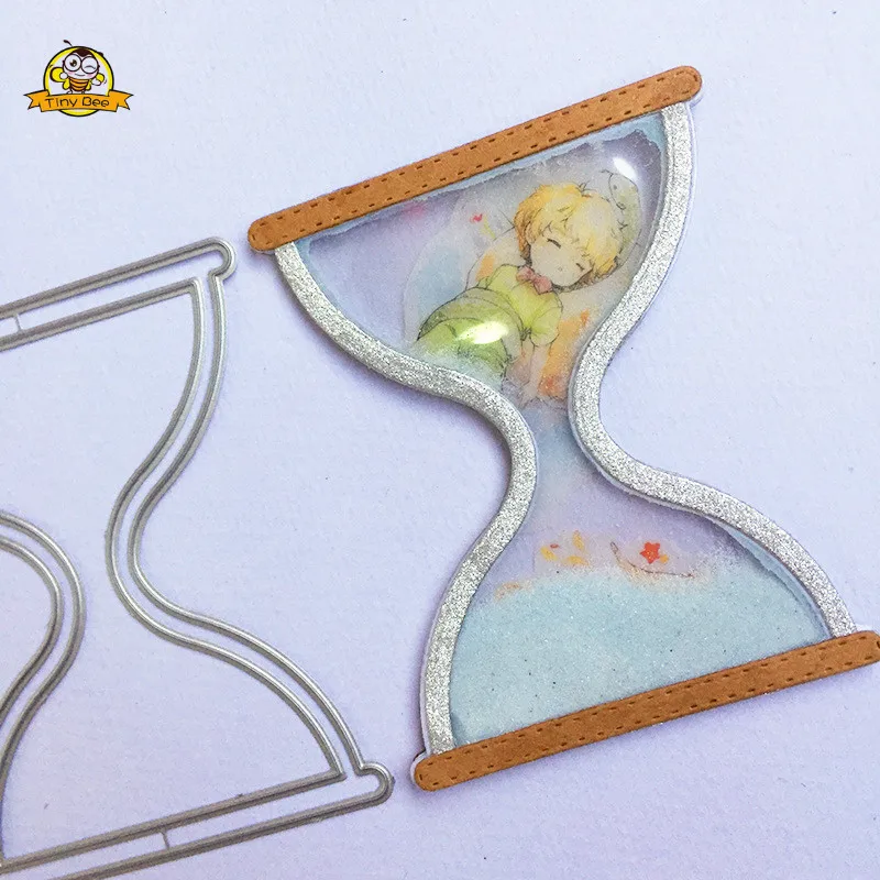 Песочные часы Шейк карты резак металла режущие штампы для diy скрапбукинга альбом поздравительные открытки декоративное ремесло тиснение высечки