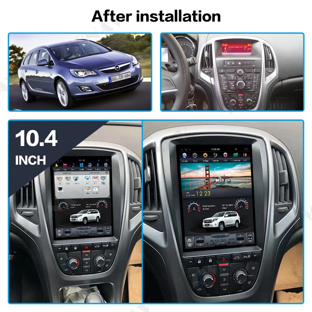 Автомобильный мультимедийный плеер с радио и GPS Android 9 IPS-экран PX6 DSP для OPEL Vauxhall Holden