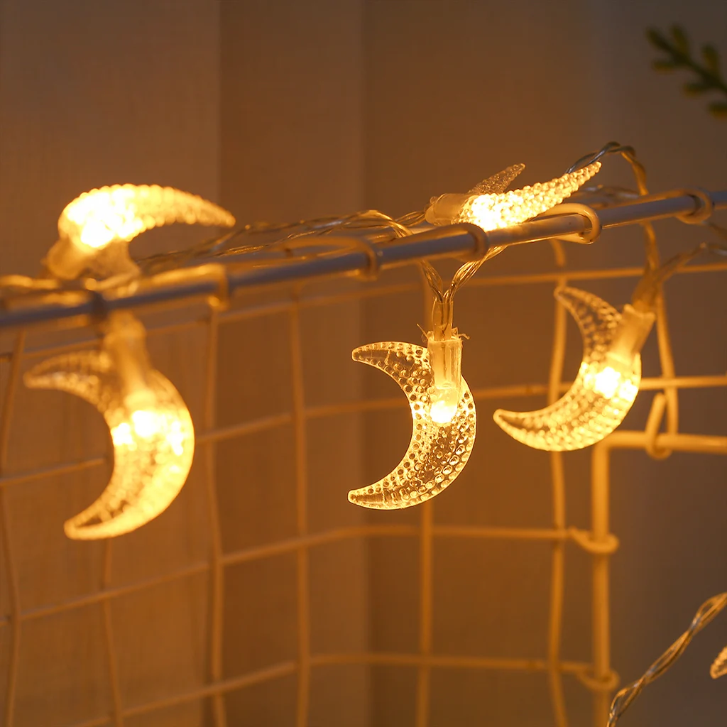 USB 20LED Лунная гирлянда водонепроницаемый для рождественской елки свадьбы дома внутреннего украшения