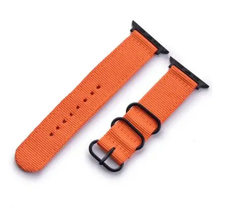 Нейлоновый ремешок apple watch band 42 мм apple watch band 38 мм 42 мм нейлоновый Weiche Atmungsaktive Ersatz ремешок Sport schleife für