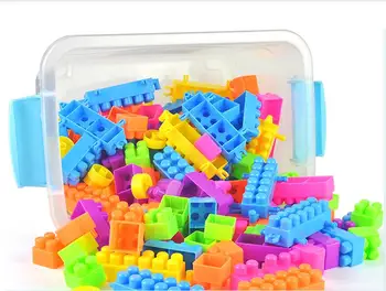 

Granular building blocks assembling toys beneficial intelligence boys and girls 3-8 years old baby multifunctional plug