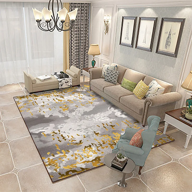 New Nordic Style 3D Printed Carpet Simple Modern High Quality Polyester Home Floor Mat/Carpets for Living Room Bedroom Area Rugs - Цвет: KL24-9