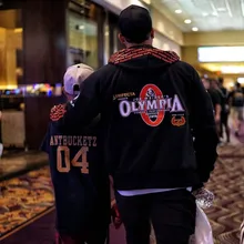 Мужская толстовка большого размера с капюшоном для занятий фитнесом и фитнесом; сезон осень-зима; повседневная спортивная одежда