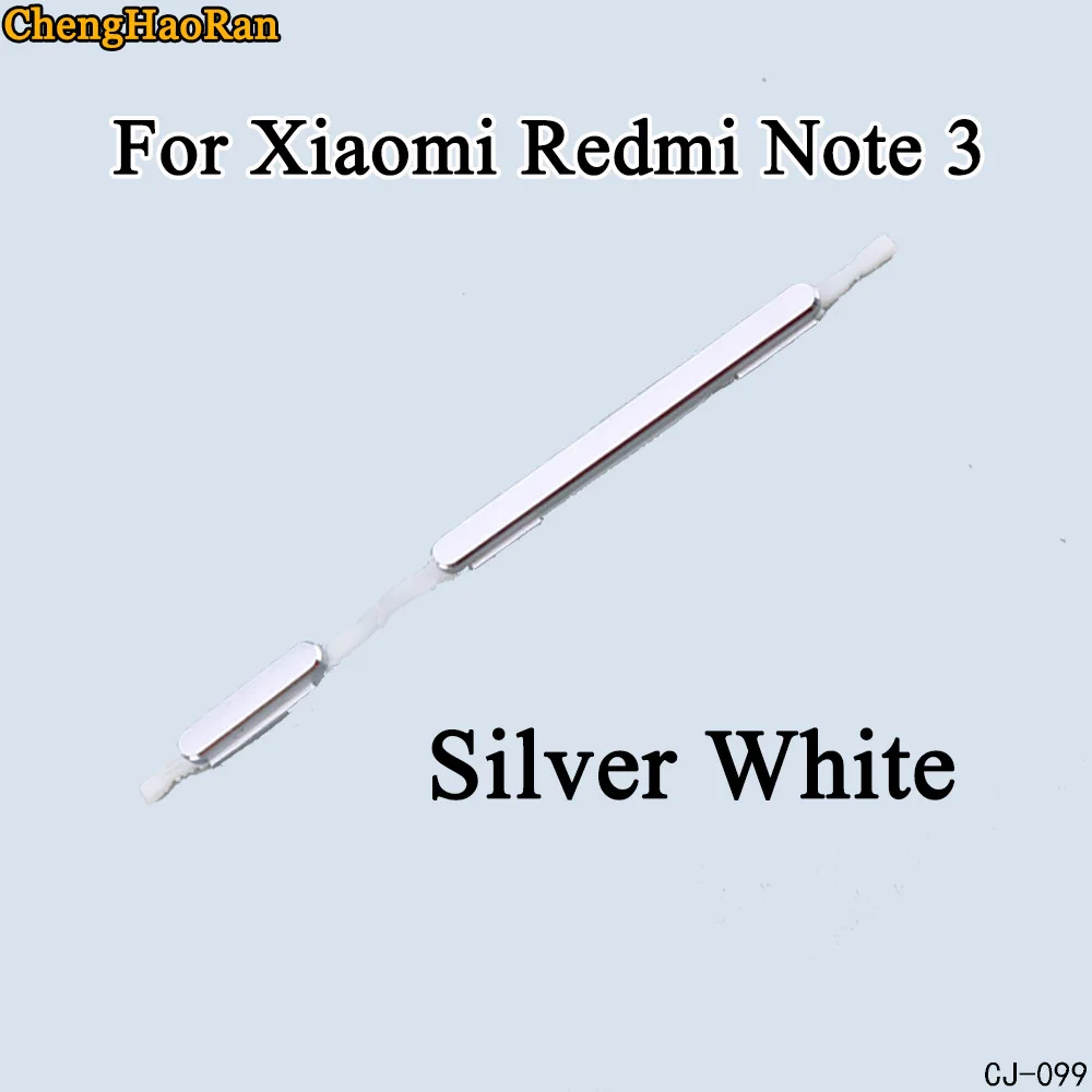 ChengHaoRan 1 шт. для Xiaomi Redmi Note 3 набор боковых кнопок Кнопка питания+ переключатель громкости Кнопка Набор деталей