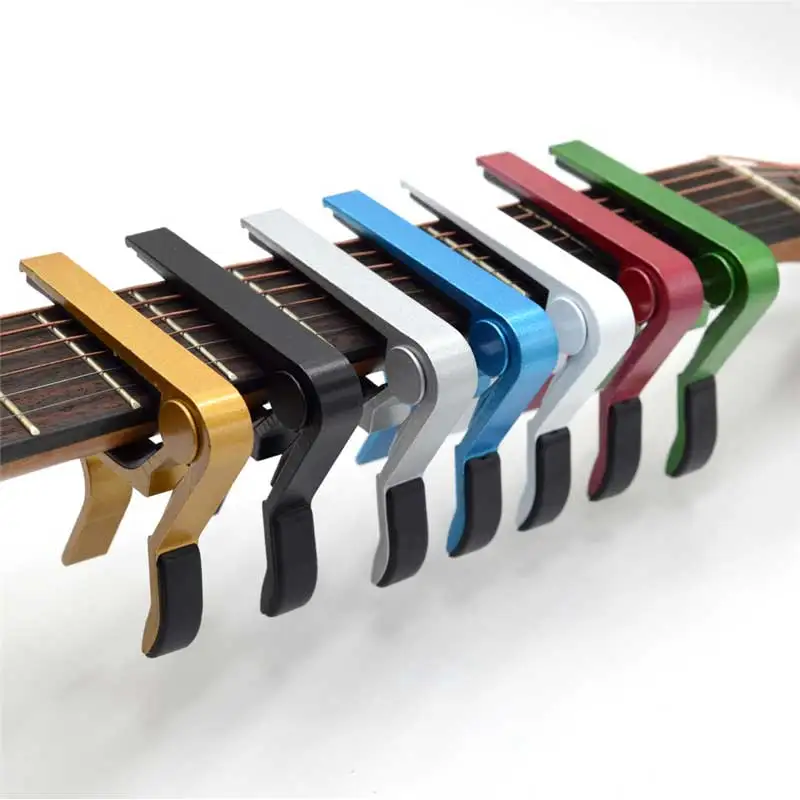 

High quality universal guitar capo quick change clip key aluminum alloy metal acoustic guitar capo guitar accessories