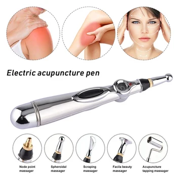 

Electronic Acupuncture Stick Meridian Energy Pen Stimulator Acupoint Massager Body Laser Acupuncture Magnet Therapy Relief Pain
