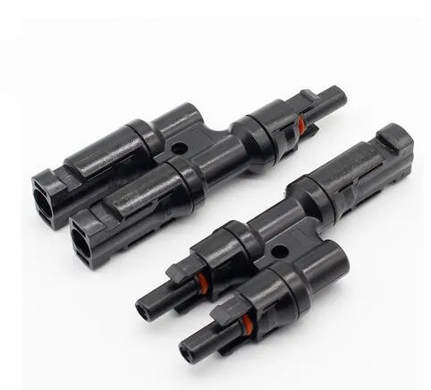 

1Pair solar system Male & Female MC4 Connector Solar Connectors Solar Panel Multi T MC4 Connector