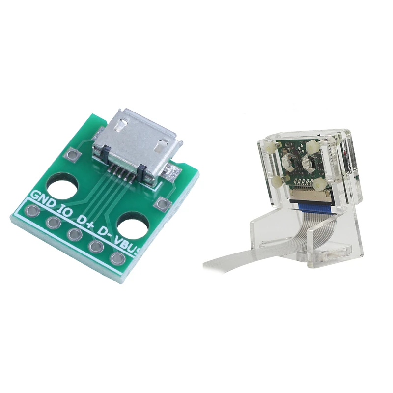 1 шт. микро-USB для Dip-адаптера Femal B-Type Micro-5P PTP с кронштейном веб-камеры Ov5647 камеры