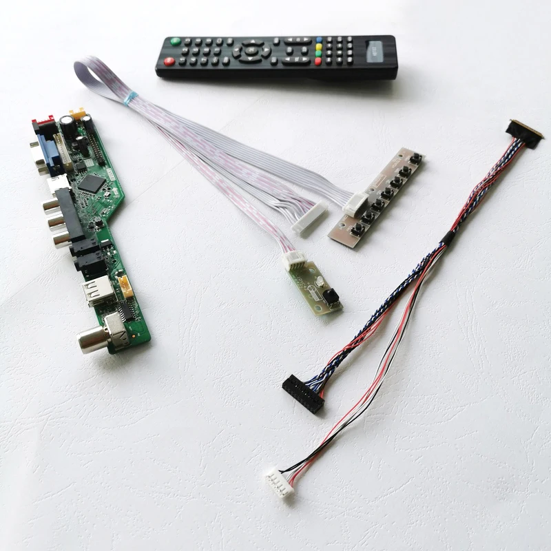 Подходит для панели ноутбука HT101WSB/LP101WSA 10 1 дюймов 1024*600 VGA + аудио USB RF пульт