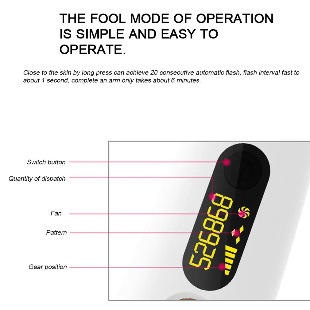 Freezing Point Laser Hair Removal Instrument Home Painless Hair Removal Equipment Ipl Photon Hair Removal Instrument