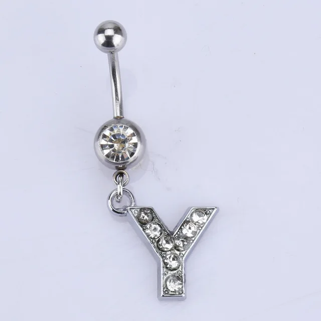 1pcs Double Butterfly Belly Ring Body Piercing Jewelry Navel Button R^y^