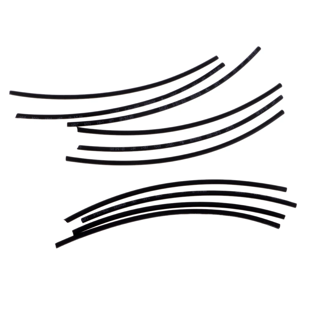 Perfeclan 10Pcs Fishing Rig Making Heat Shrink Rig Tubes Hook Line Connector