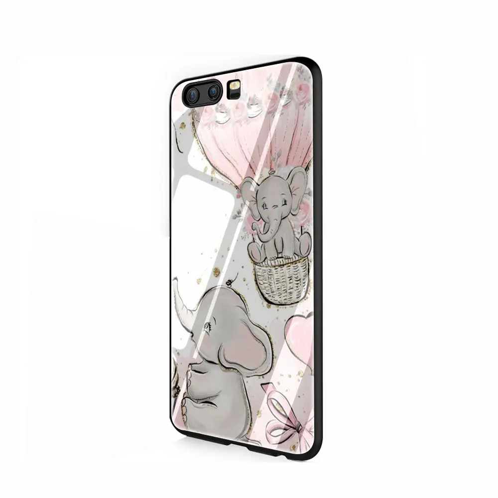 Милый чехол из закаленного стекла Dumbo чехол для Huawei P10 P20 P30 mate 20 Honor 9 10 Lite Pro 7A 8X P Smart - Цвет: G6