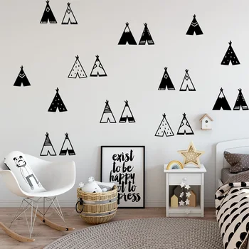 

Modern tribal Forest Wall Decal Vinyl Wall Stickers For Kids Rooms Decoration Wall Decals Creative Tent Sticker on Wall Murals