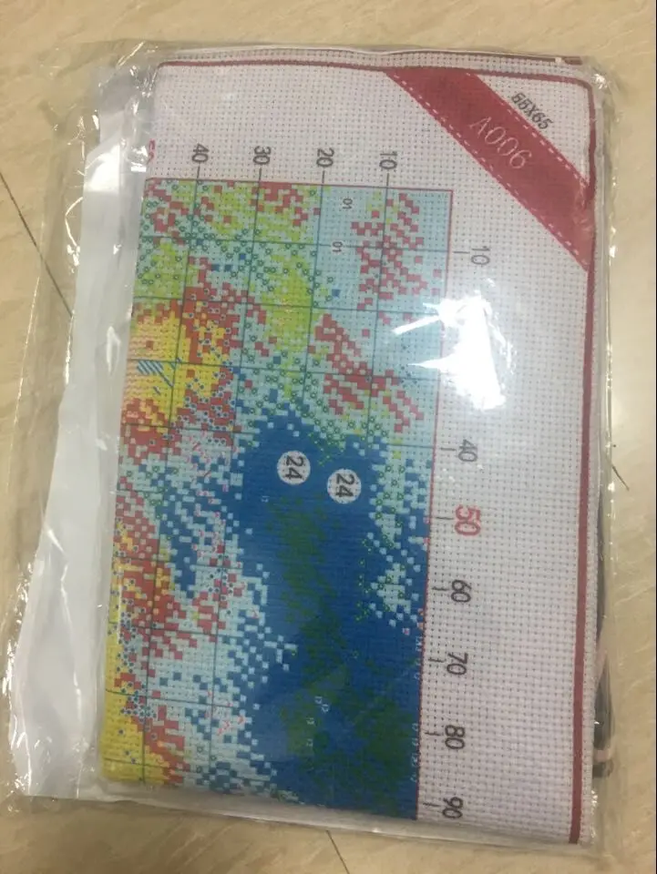 Набор для рукоделия вышивки крестиком Ван Гога Классический абрикосовый