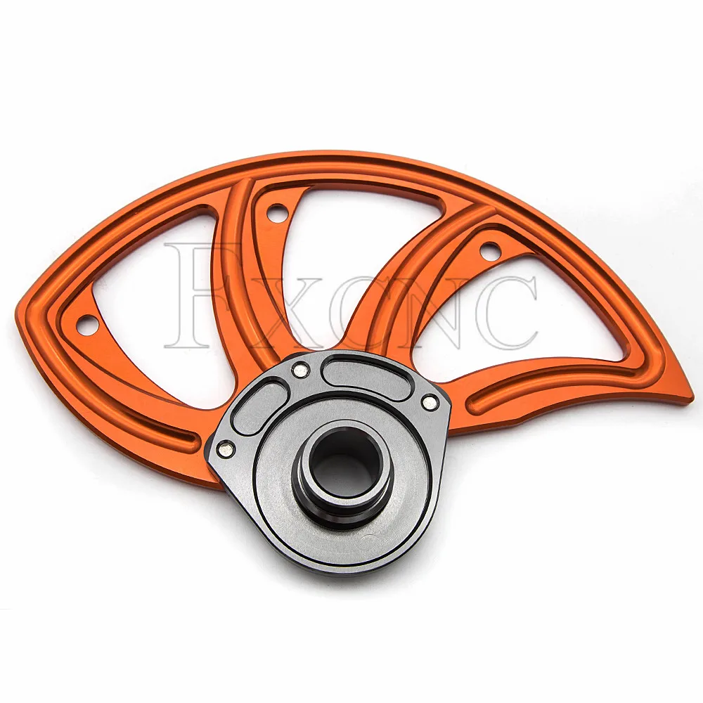 CNC передняя защита заднего тормозного диска для Husqvarna TE FE TC FC TX FX FS 125 150 200 250 350 390 450 501 для KTM SX EXC XC SXF EXCF
